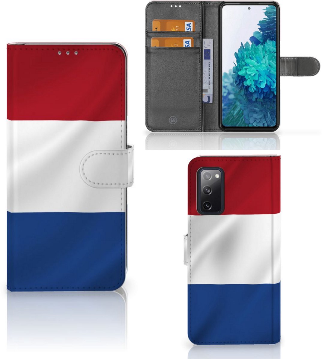 Samsung Galaxy S20 FE Bookstyle Case Nederlandse Vlag
