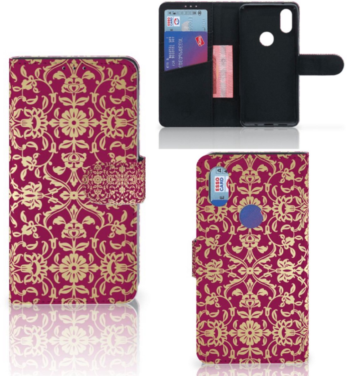 Wallet Case Xiaomi Mi Mix 2s Barok Pink
