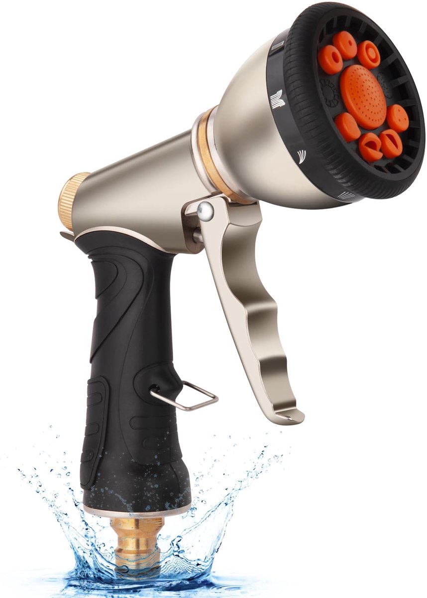 Tuinslang Spuit - 9 Spray Patronen - Ergonomisch Ontwerp