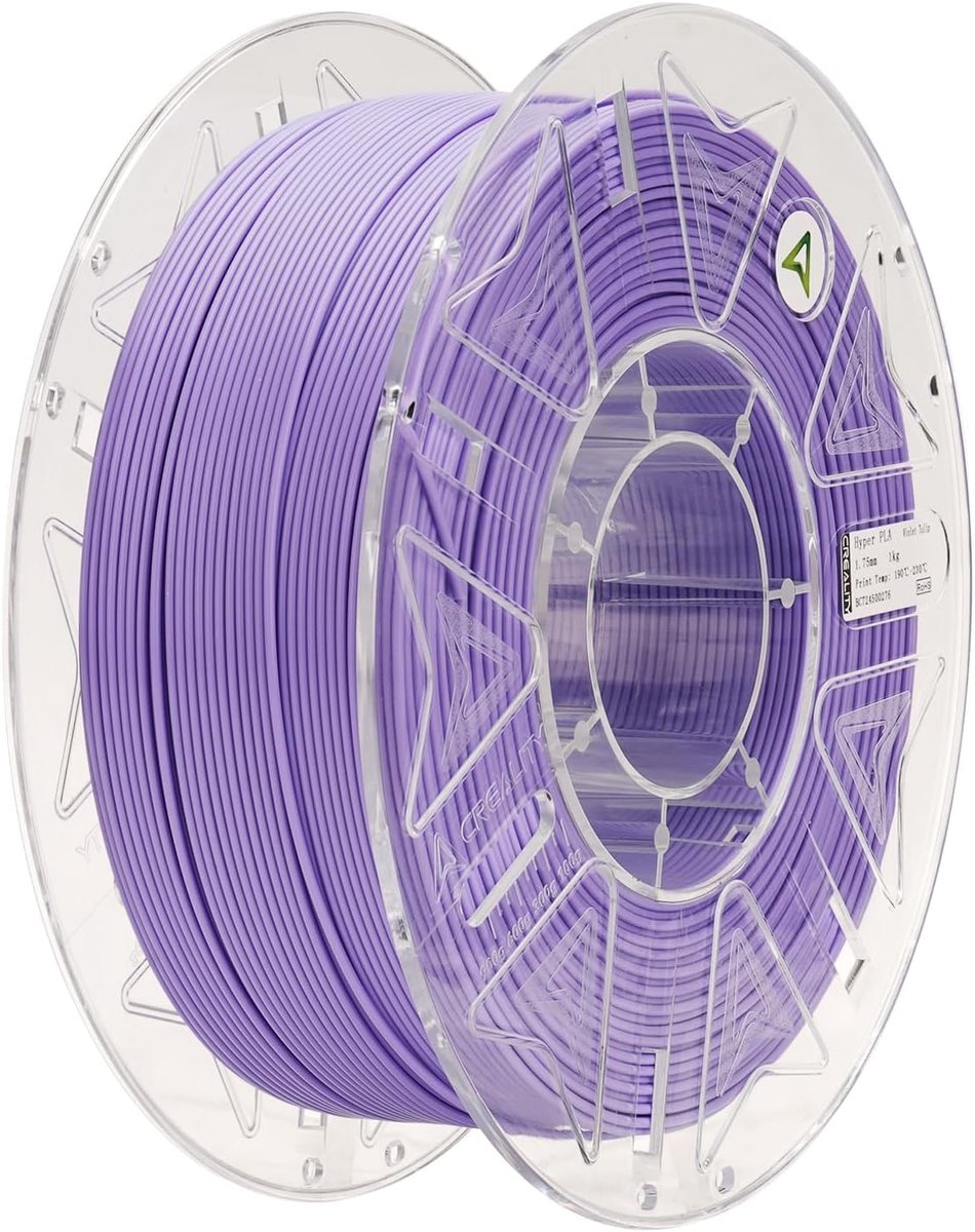 Hoogwaardige 3D-print PLA Filament 1.75mm 1kg, Hoge snelheid en compatibel met diverse 3D-printers, Violet Tulip