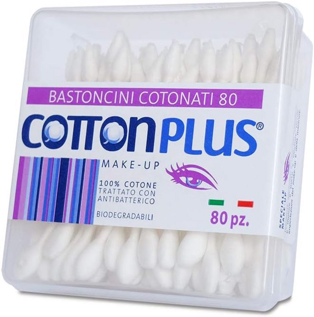 Katoenen Make-up Sticks - 80 Stuks met Dubbele Borstelkoppen voor Perfecte Make-up