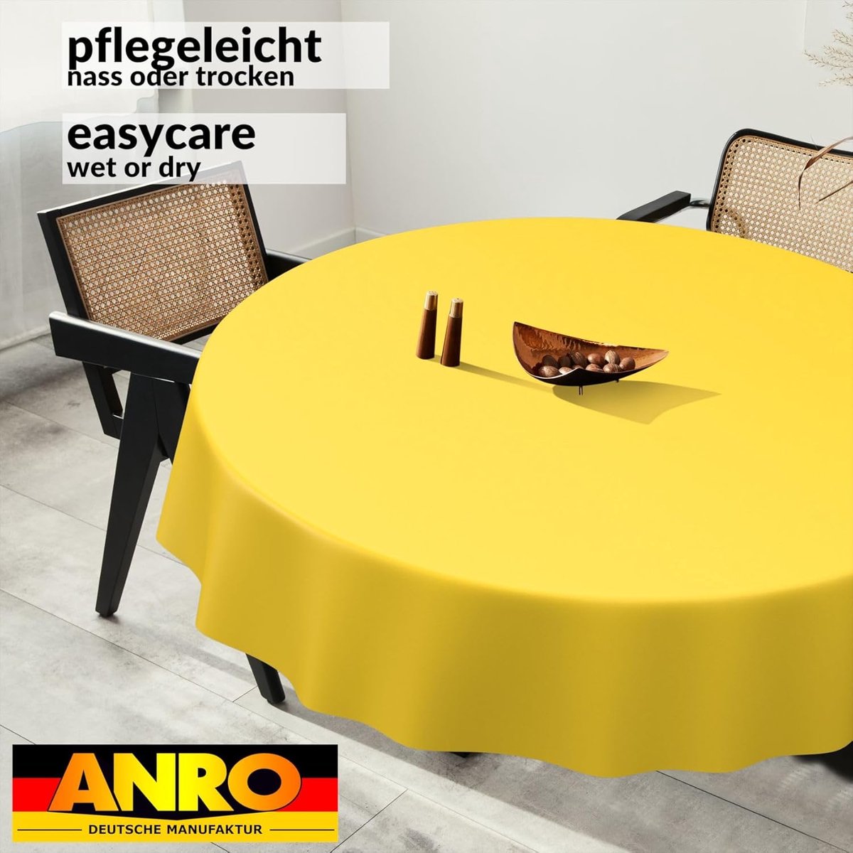 Afwasbaar Tafelkleed Rond 140 cm - Waterdicht en Duurzaam voor Binnen en Buiten