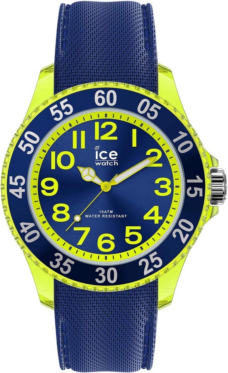 Cartoon Ruimtevaarder Kinderhorloge - Blauw - Siliconen Band - Makkelijk Tijdsleren