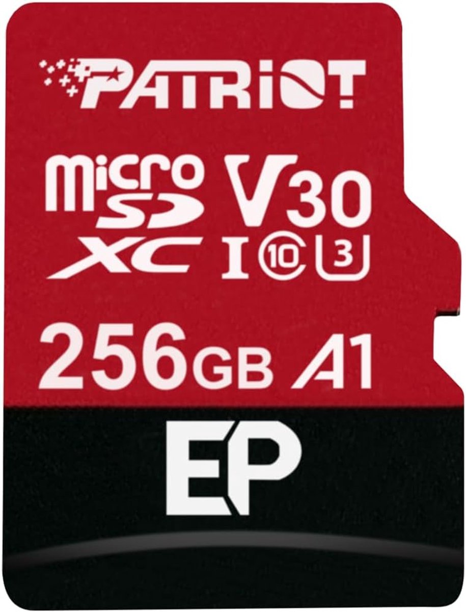 256 GB A1 Micro SD Card voor Android Mobiele Telefoons en Tablets - 4K Video-opname
