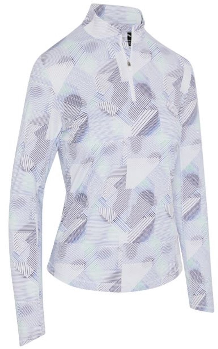 Callaway Premium Active Geo Dames Midlayer Wit