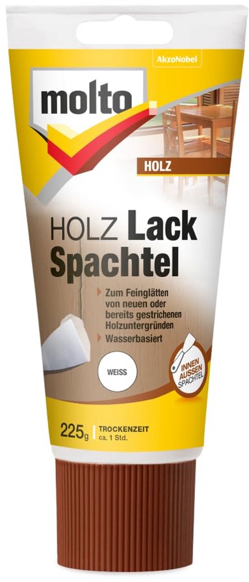 Houtlak spatel wit 200 g - Perfect voor houtafwerking