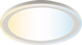 Brilliant Pederson - Plafondlamp - LED 10W - CCT - 3000K-6500K - Dimbaar - Nachtlicht - Timer - Afstandsbediening - Wit