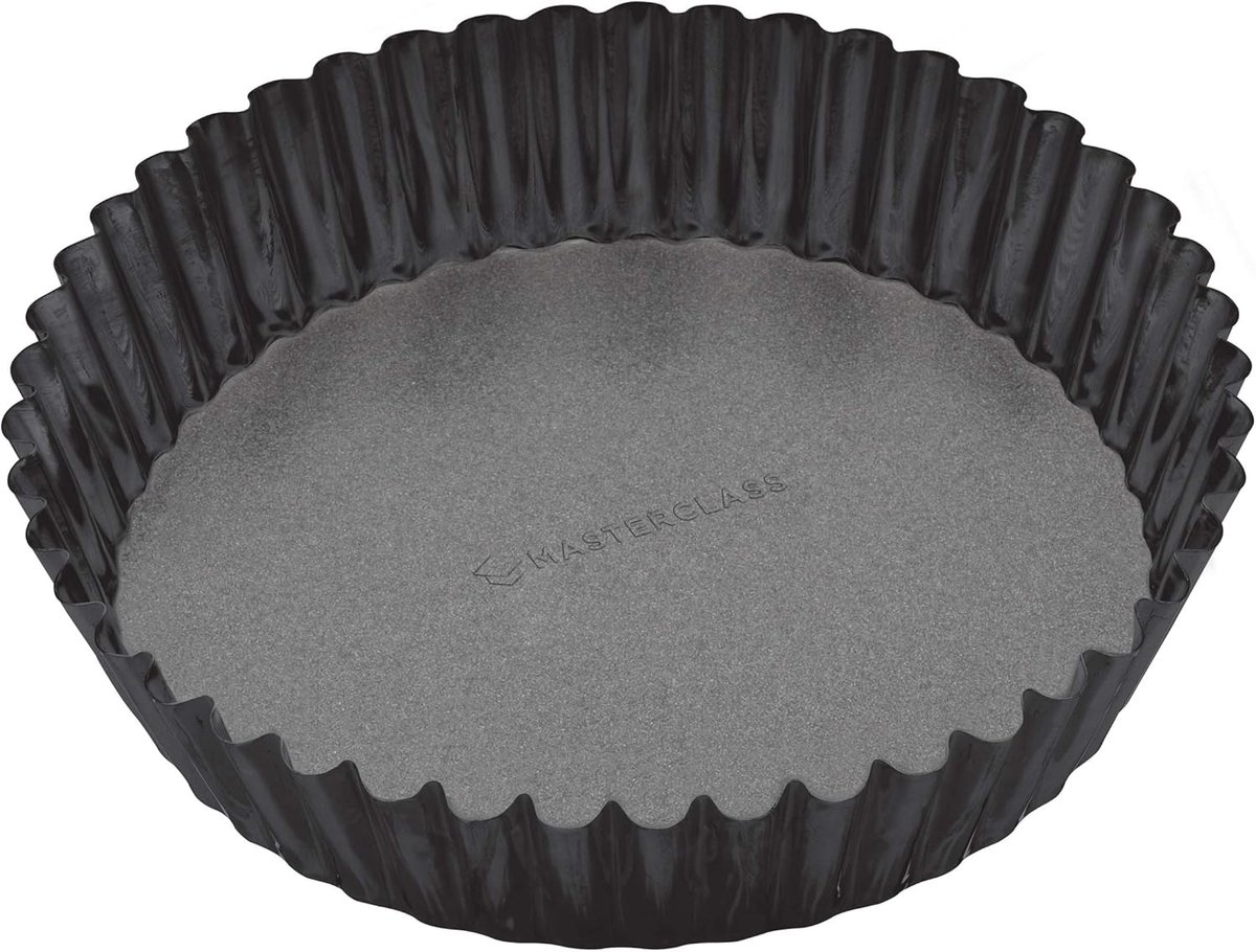 Diepe bakvorm voor taarten en quiches met antiaanbaklaag, 25 cm