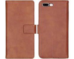 imoshion Hoesje - Geschikt voor Apple iPhone 8 Plus / 7 Plus - Luxe Bookcase - Bruin