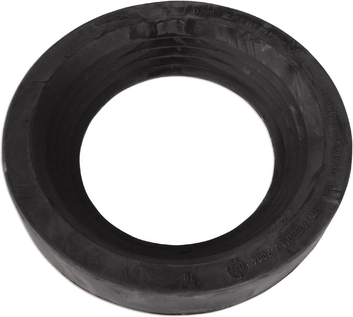 Afdichting voor wand-WC-aansluitgarnituur 110mm - Zwart
