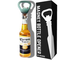 Magnetic Beer Bottle Opener Figure Beer Bottle Bar Fridge Decor Unique Birthday Gifts Collection (Corona Extra)