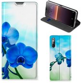 Étui avec photo Sony Xperia L4 Étui pour téléphone Orchid Blauw