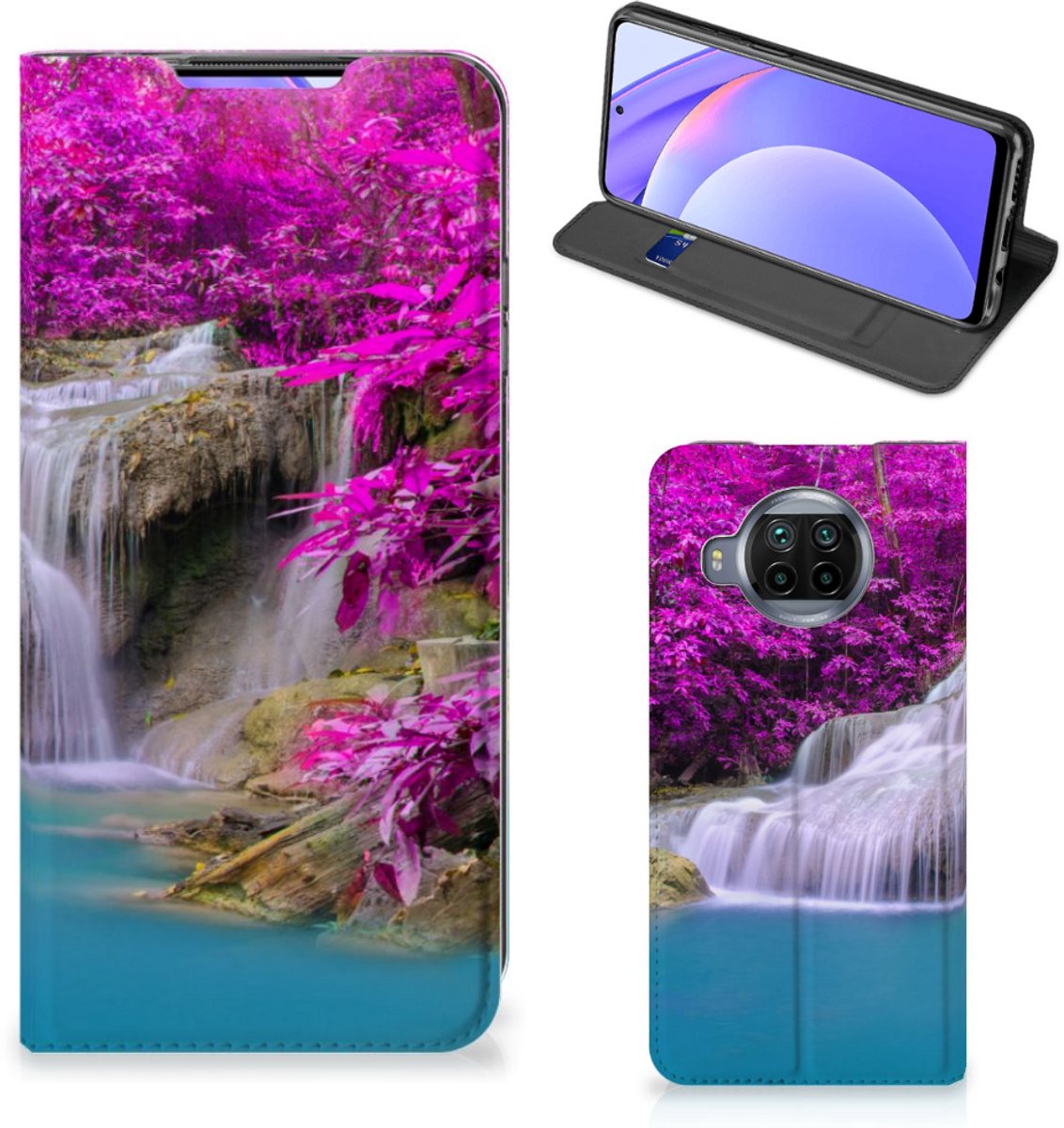 Xiaomi Mi 10T Lite Book Cover Waterval