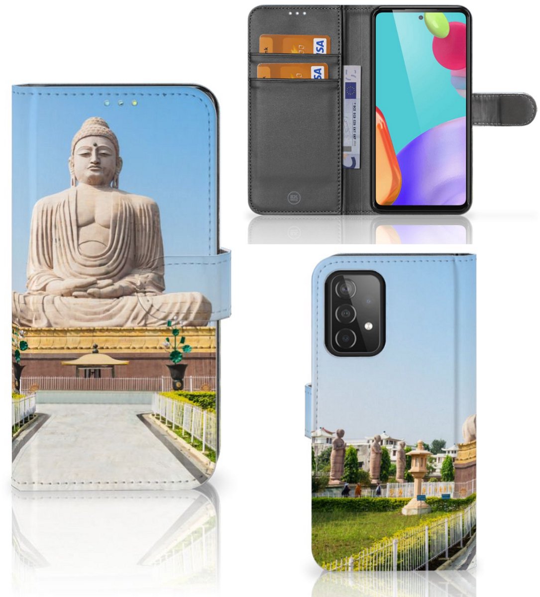 Samsung Galaxy A52 Flip Cover Boeddha