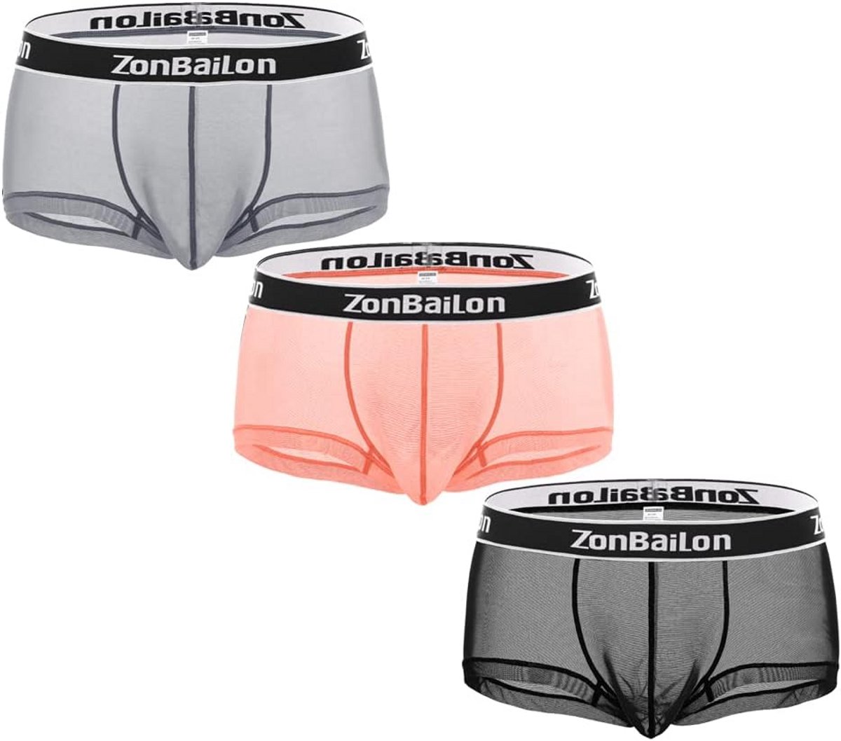 Heren boxershorts met korte pijpen van ijszijde - M, L, XL, 2XL, 3XL