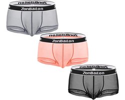 Heren boxershorts met korte pijpen van ijszijde - M, L, XL, 2XL, 3XL