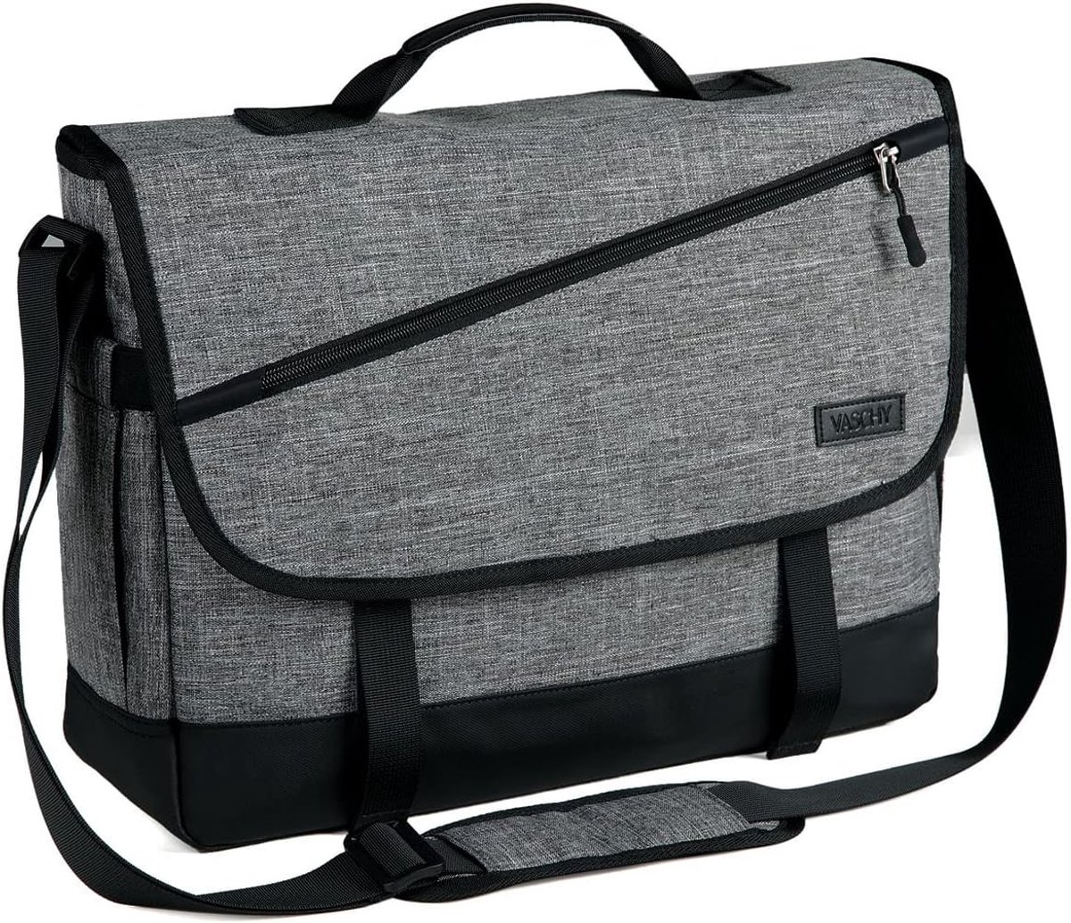 Waterdichte Schoudertas voor 15.6-17 Inch Laptops - Ideaal voor Werk en School