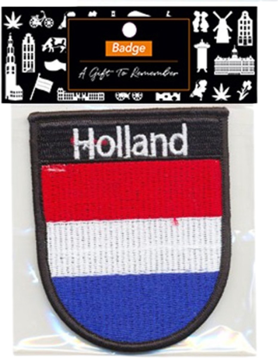 Badge Holland - Rood-wit-blauw