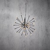 Luca Lighting - Firework verlichting zwart klassiek wit 42led IP44 - h21xd30cm - Woonaccessoires en seizoensgebondendecoratie  (Britse stekker )