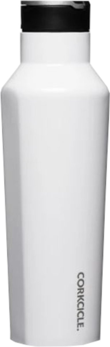 Corkcicle Drinkfles Sport Canteen Gloss 600 Ml Rvs Wit