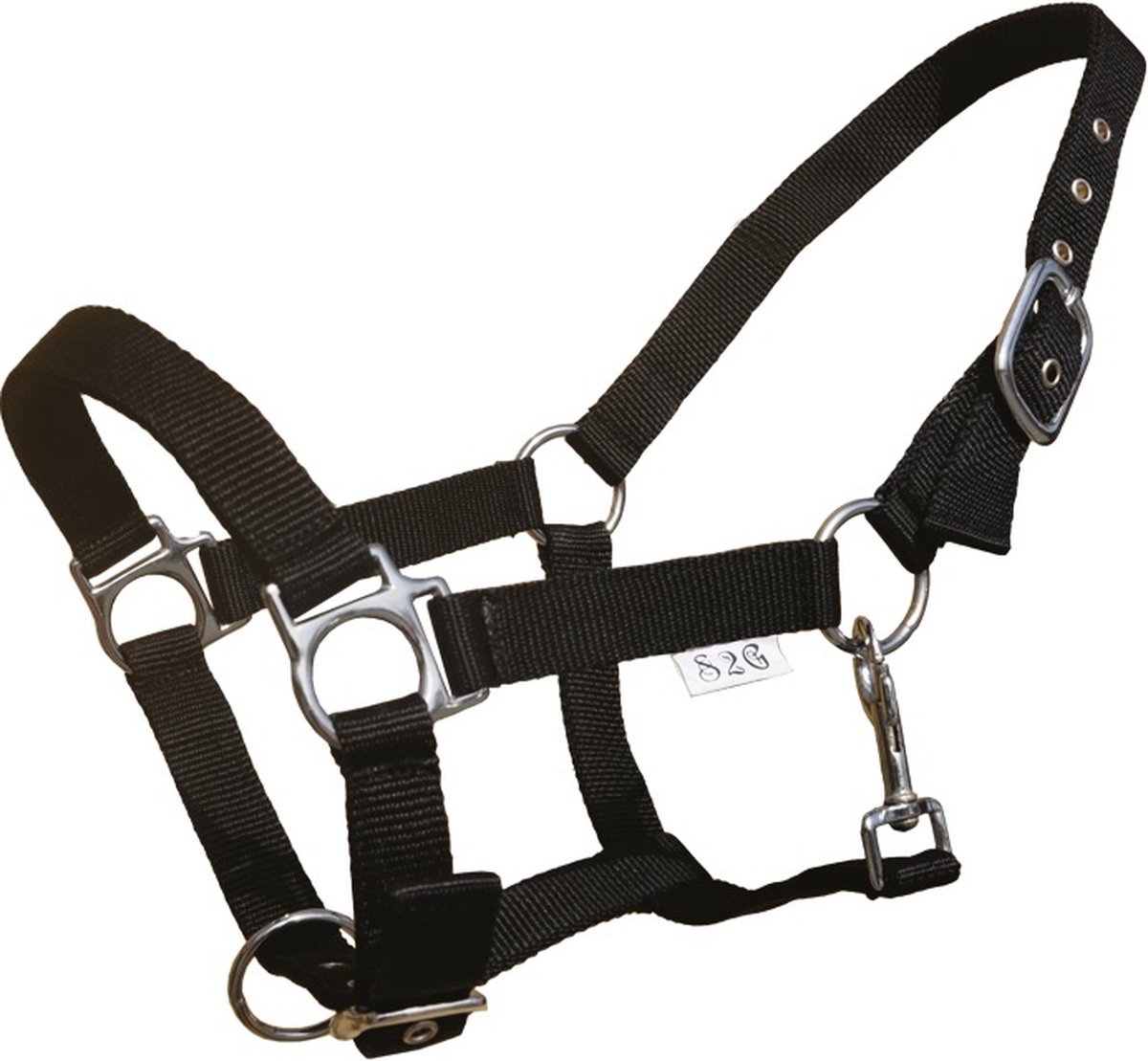 S2g Halster Standard Pony Verstelbaar Nylon Zwart