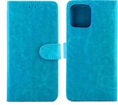 Xiaomi Mi 11 Lite Hoesje - Mobigear - Wallet Serie - Kunstlederen Bookcase - Blauw - Hoesje Geschikt Voor Xiaomi Mi 11 Lite