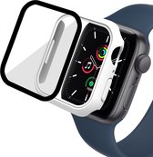 Coque Apple Watch 7 41 mm avec protecteur d'écran - Coque intégrale - Wit