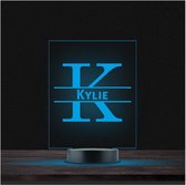 Led Lamp Met Naam - RGB 7 Kleuren - Kylie