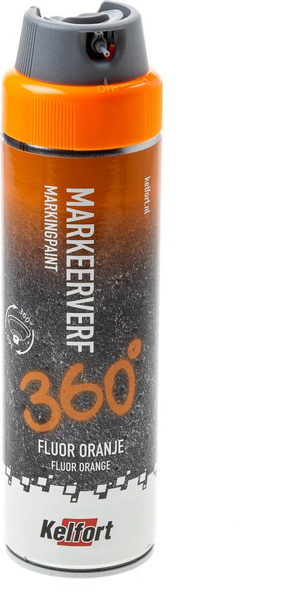 Markeerverf 360 Graden Fluor Oranje 500ml - 1526292
