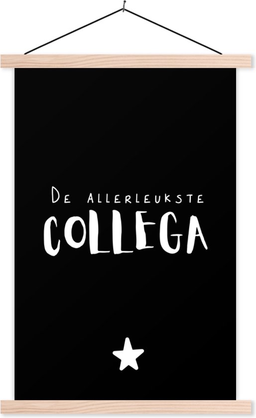Affiche scolaire - Collègue - Cadeau - Citation - 40x60 cm - Lattes vierges - Cadeau Saint Valentin