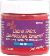 Melt Art Embossing Medium Ultra thick - 63g - Red Hot