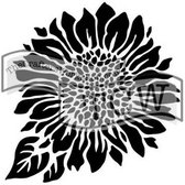 The Crafter's Workshop Stencil - Joyful Sunflower - 15.2x15.2cm