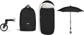 Babyzen Yoyo voetenzak, YOYO bag en parasol - luxe accessoirepakket - zwart