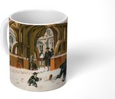 Mok - Kerst - Winter - Retro - 350 ML - Beker - Kerst Cadeau - Kerst Cadeautjes - Kerstcadeau Man - Kerstcadeau Vrouw