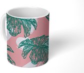 Mok - Retro - Tropisch - Bladeren - 350 ML - Beker