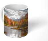 Mok - Maine Rivier omringd door bomen - 350 ML - Beker