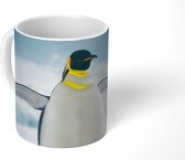 Mok - Koffiemok - Keizerpinguïn met jong - Mokken - 350 ML - Beker - Koffiemokken - Theemok