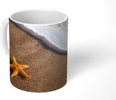 Mok - Zeester - Geel - Strand - 350 ML - Beker
