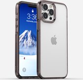 iPhone 13 Mini Hoesje Transparant - Hybride iPhone 13 Mini Telefoonhoesje Doorzichtig - Mobiq iPhone 13 Mini Hard Back Case smoke - Geschikt voor iPhone 13 Mini