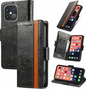 AA Commerce Telefoonhoesje - Book Case - Geschikt Voor Apple IPhone 13 Pro Max - Zwart