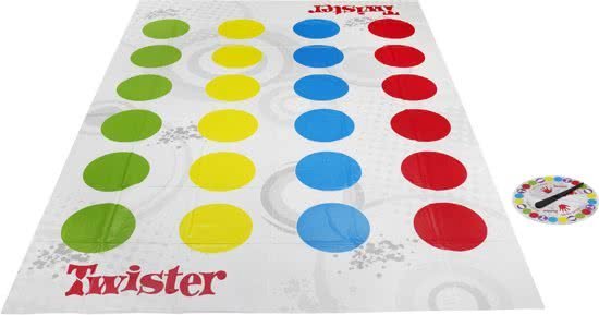 Dijk Sta in plaats daarvan op Ineenstorting Twister - Actiespel | Games | bol.com