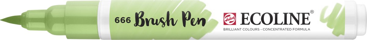 Ecoline - Brushpen - Pastel groen - Talens