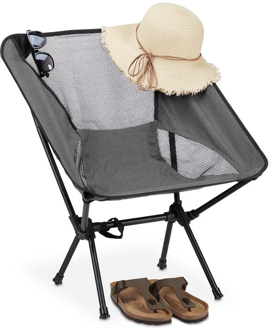 seks Vertrek Zenuw Relaxdays campingstoel opvouwbaar - lichtgewicht - kampeerstoel in tas -  relax... | bol.com