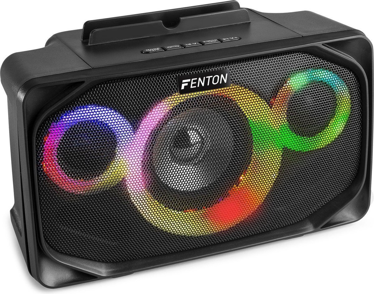 Party speaker Bluetooth - Fenton Sputnik 2 party box met mp3 - 60W