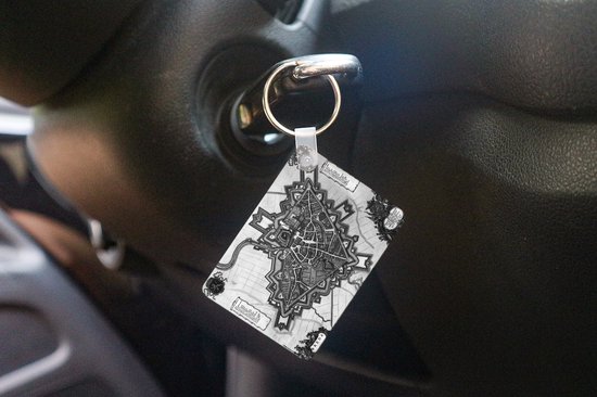 Sleutelhanger - Stadskaart - Breda - Antiek - Uitdeelcadeautjes - Plastic