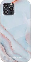 Candy Marble Blue iPhone hoesje - iPhone SE 2020 / iPhone 8