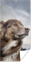 Poster Starende hond - 60x120 cm