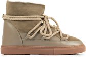 Inuikii Vrouwen Leren       Outdoor / Snowboots / Enkellaarsjes -  Classic Sneaker - Taupe - Maat 40