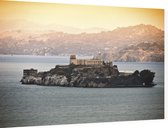 De gevangenis op Alcatraz Island in San Francisco - Foto op Dibond - 90 x 60 cm