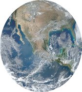 Planet Earth, NASA Images - Foto op Dibond - ⌀ 60 cm